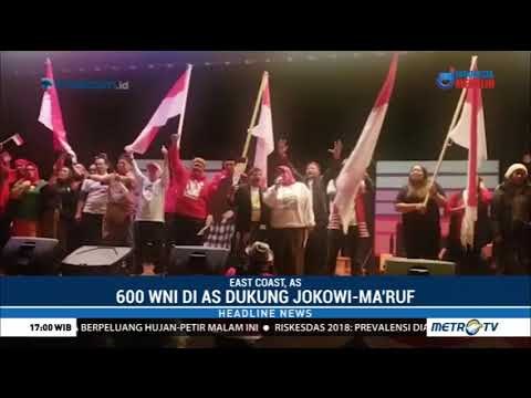 Ratusan WNI di AS Dukung Jokowi-Ma'ruf
