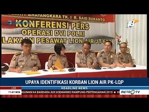 DVI Polri Lanjutkan Identifikasi Korban Lion Air