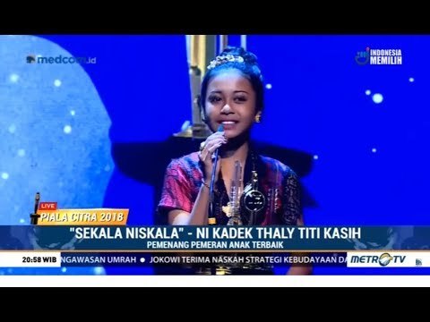 FFI 2018: Kemenangan Pemeran Anak Terbaik, Ni Kadek Thaly Titi Kasih