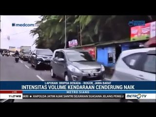 Volume Kendaraan di Puncak Bogor Meningkat