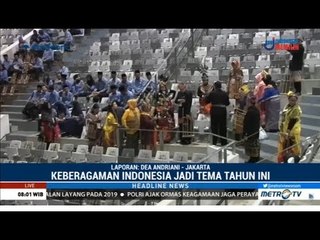 Suasana Jelang Jokowi Datang di HUT ke-47 Korpri di Istora Senayan