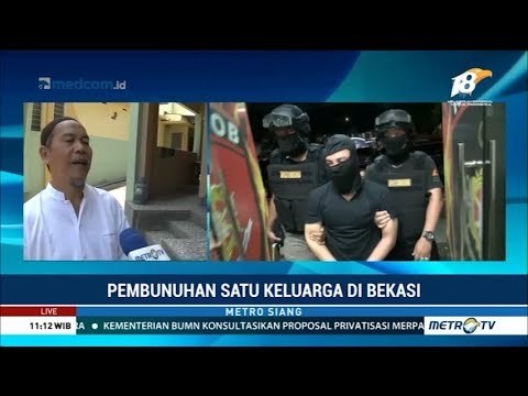 Kronologi Tertangkapnya Pelaku Pembunuhan Keluarga di Bekasi