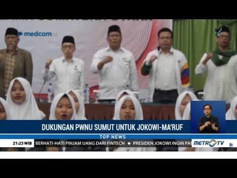 Deklarasi PWNU Sumut Menangkan Jokowi-Ma'ruf