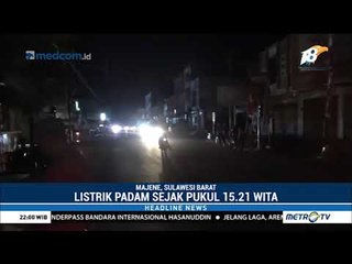 Kota Majene Gelap Gulita Akibat Gangguan Kelistrikan