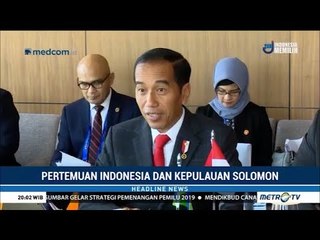 Jokowi Gelar Pertemuan Bilateral dengan PM Kepulauan Solomon