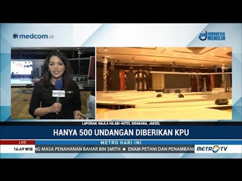 Persiapan Lokasi Debat Perdana Pilpres 2019