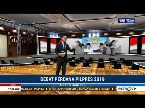 Tata Letak Tamu Undangan di Lokasi Debat Perdana Pilpres