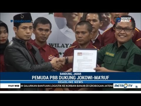 Pemuda PBB Jabar Deklarasi Dukung Jokowi-Ma'ruf