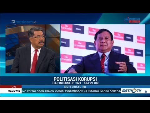 Prabowo di Singapura Sebut Korupsi RI Seperti Kanker