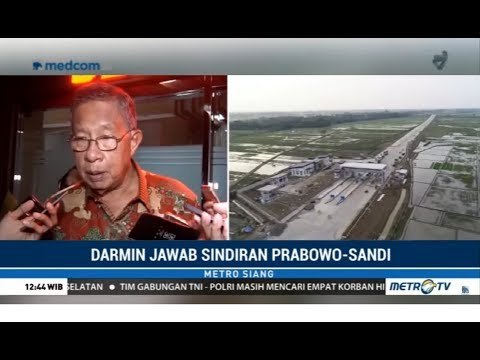 Jawab Sindiran Prabowo-Sandi, Menko Darmin Bantah Proyek Infrastruktur Jokowi Berdasarkan Utang