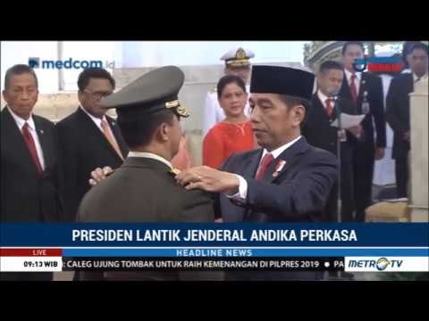Jokowi Lantik Andika Perkasa Jadi KSAD