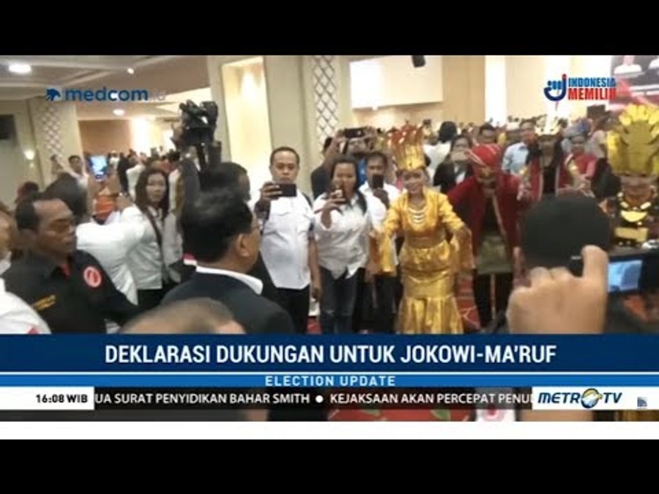 Deklarasi Dukung Jokowi-Ma'ruf oleh "Relawan Nusantara Bangkit" Sumut