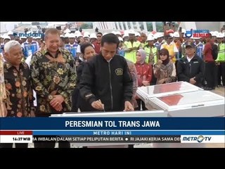 Jokowi Resmikan Ruas Trans Jawa di Jateng, Kini Jakarta-Surabaya Terhubung Tol