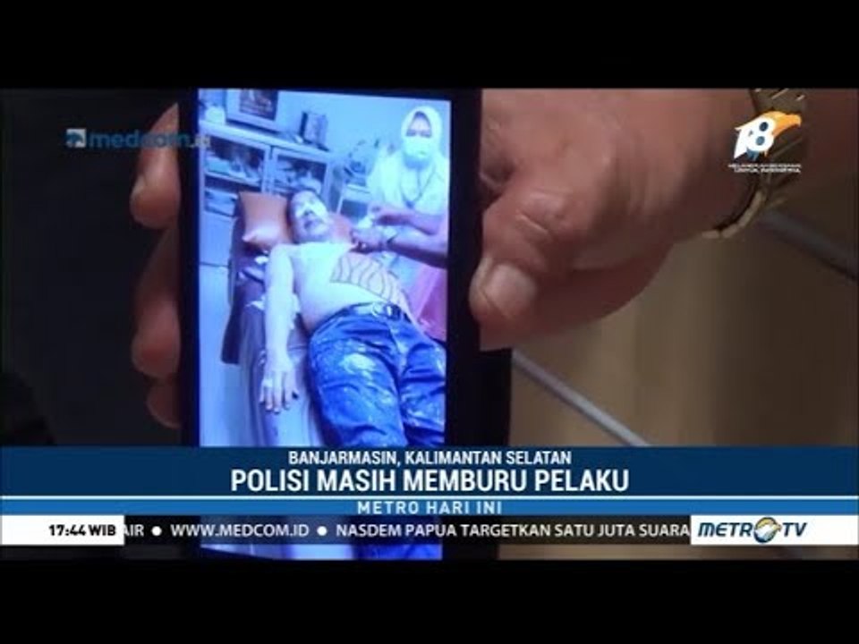 Polisi Buru Pelaku Penyiraman Air Keras Terhadap Kadiv Pemasyarakatan Kalsel
