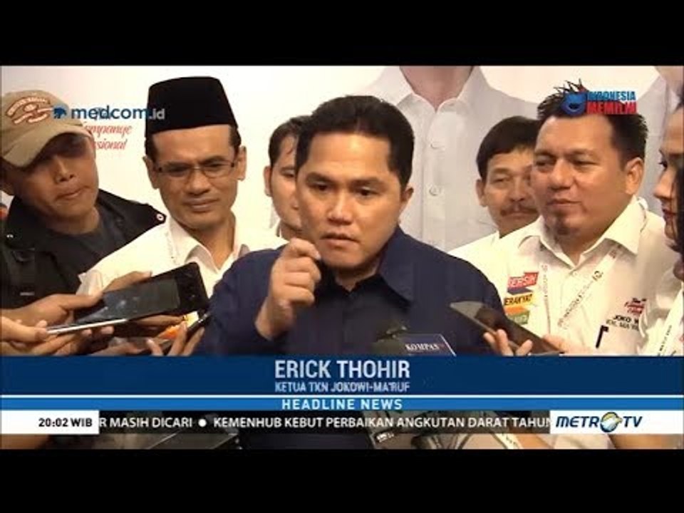 Erick Thohir: Pemilu Bukan Sinetron