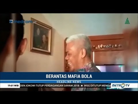 Satgas Anti Mafia Bola Tangkap Dwi Irianto alias Mbah Putih