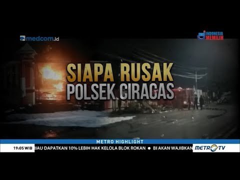 Aksi Anarkis di Mapolsek Ciracas