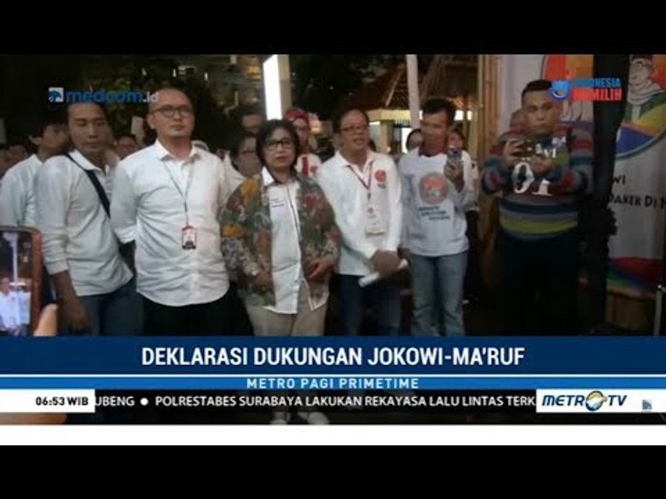 Deklarasi Dukung Jokowi-Ma'ruf oleh "Sumbar Pemilih Jokowi"