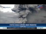 Rekaman Semburan Abu Vulkanik Anak Krakatau