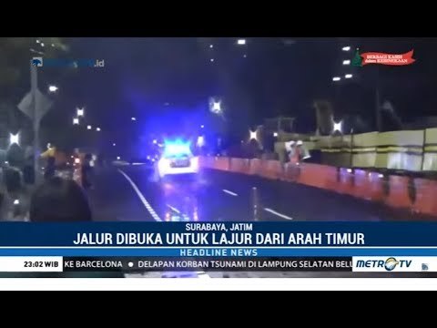Mantap! Jalan Raya Gubeng Kembali Dibuka