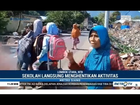 Gempa 5,7 SR Warga Lombok Panik dan Berhamburan Keluar