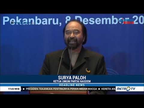 Surya Paloh Hadiri Pembekalan Caleg NasDem Riau