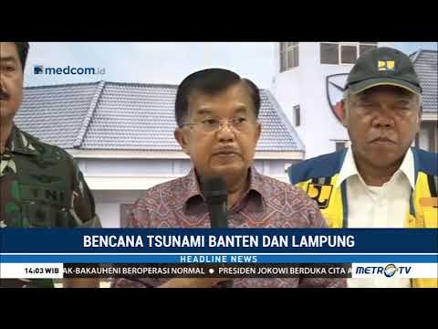 JK Ucapkan Belasungkawa untuk Korban Tsunami Selat Sunda