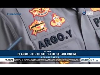 Polisi Tangkap Penjual Blangko KTP-el di Lampung