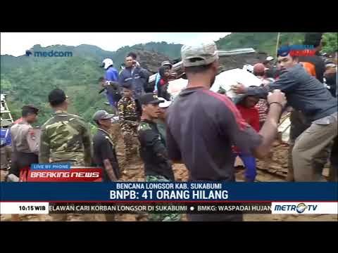 100 Personel Gabungan Dikerahkan untuk Evakuasi Korban Longsor di Sukabumi