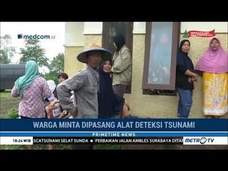 Warga Cinangka Desak Minta Dipasang Alat Pendeteksi Tsunami