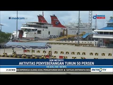 Pascatsunami, Aktivitas Penyeberangan Merak-Bakauheni Turun Drastis