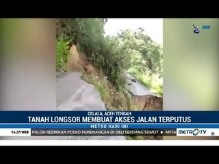 Mencekam! Detik-detik Tanah Longsor di Aceh Tengah