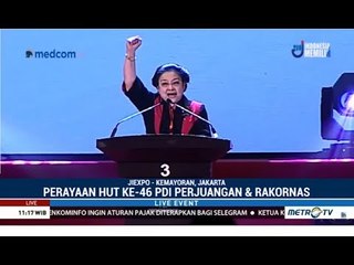 (Full) Pesan Megawati di Perayaan HUT ke-46 PDIP