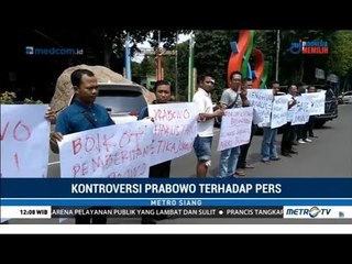 Boikot Prabowo Dilakukan Wartawan di Bojonegoro