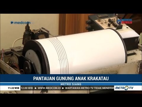 Aktivitas Gunung Anak Krakatau Cenderung Menurun