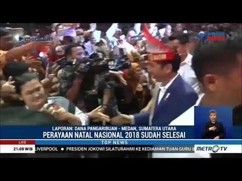 Hadiri Perayaan Natal, Jokowi Ajak Umat Kristiani Menjaga Persatuan