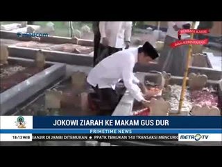 Jokowi Ziarah ke Makam Gus Dur