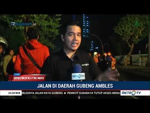 Jalan Raya Gubeng Surabaya Ditutup