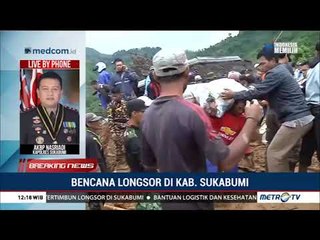 63 Korban Longsor Sukabumi Mengungsi