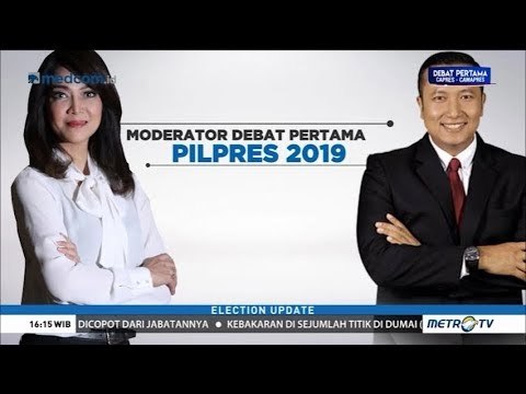 Mengenal Dua Moderator Debat Pilpres Pertama