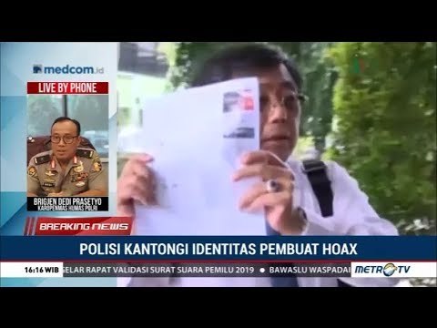 Dua Orang Penyebar Hoaks Surat Suara Berhasil Diamankan