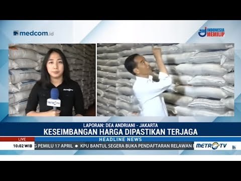 Presiden Jokowi Tinjau Persediaan Pangan RI