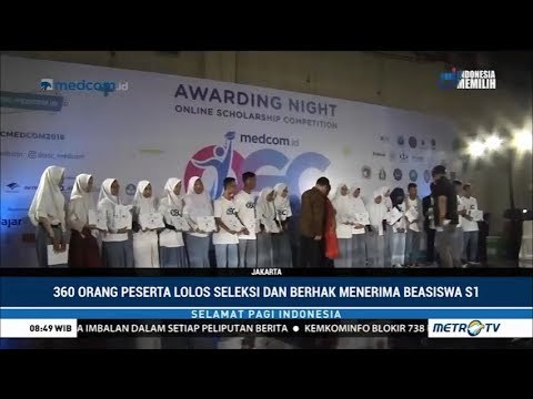 360 Peserta Raih Beasiswa OSC Medcom.id 2018
