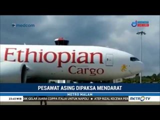 Pesawat Kargo Asing Dipaksa Mendarat di Batam