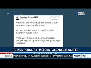 Perang Pengaruh Medsos Pascadebat Capres