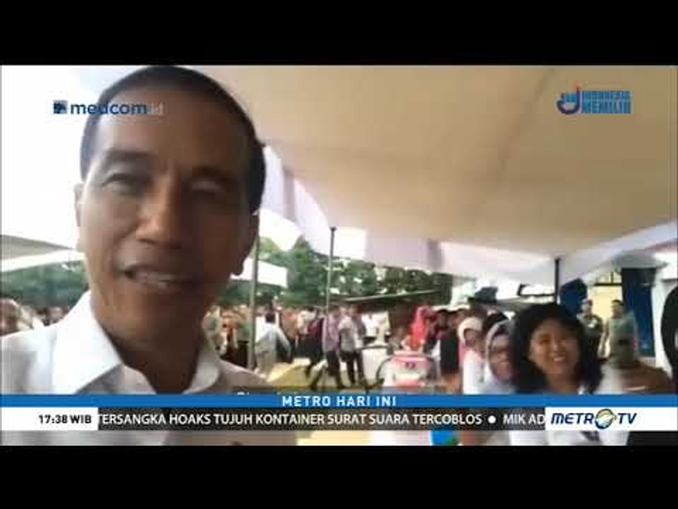 Jokowi Nge-vlog Bareng Peserta PNM Mekar