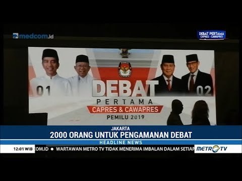 Polisi Siagakan Dua Ribu Personel untuk Debat Perdana Pilpres