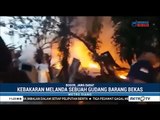 Sebuah Gudang Barang Bekas di Bogor Terbakar