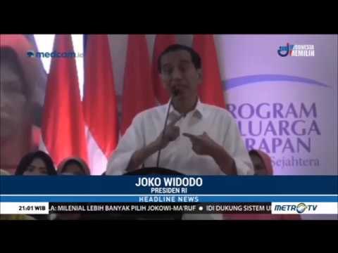 Jokowi Serahkan Langsung Bansos PKH