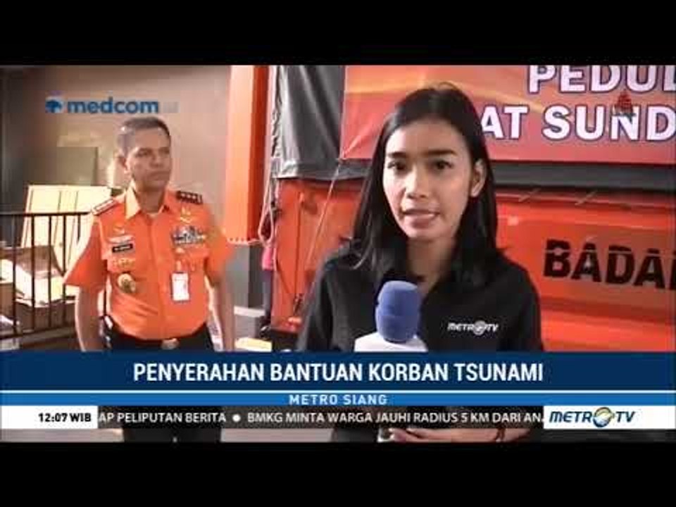 Basarnas Kirim Bantuan untuk Korban Tsunami Selat Sunda